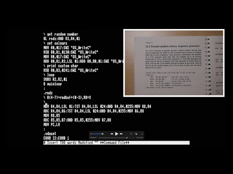 ARM 3D 10 PRINT using the BBC BASIC assembler