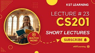 Download the video "CS201 Short Lecture - 23 | VU Short Lecture | Introduction to Programming in (Urdu / Hindi)"