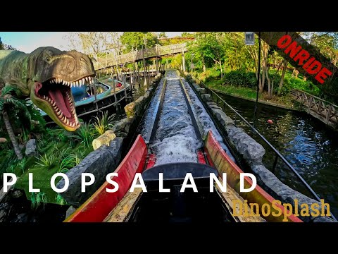 Onride DinoSplash @ Plopsaland De Panne 2023 POV (4K)