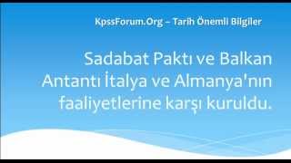 Kpss Tarih Önemli Bilgiler Part 1