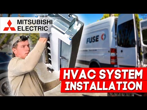 8️ Zone Ceiling Cassette Mitsubishi Ductless heating and air conditioning install in San Jose, CA 🤠