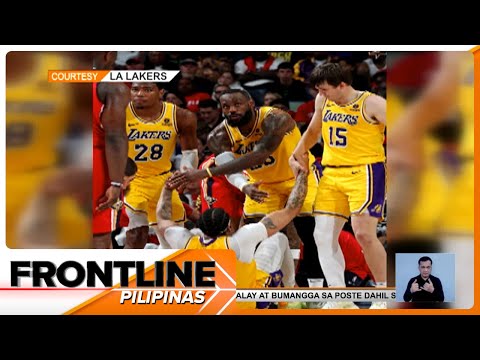 LA Lakers, pasok na sa NBA playoffs matapos pataubin ang New Orleans Pelicans Frontline Pilipinas
