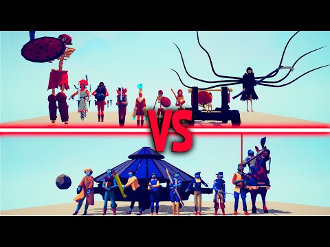 MEGA SPOOKY TEAM vs RENAISSANCE TEAM | TABS - Totally Accurate Battle Simulator