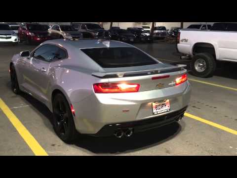 2016 stock Chevrolet Camaro 2SS dual mode exhaust cold start.