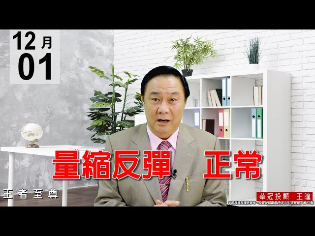 20201201《量縮反彈 正常》整體還是維持輪動格局。逢高調節，轉戰下波新主流。 #王曈 #王者至尊