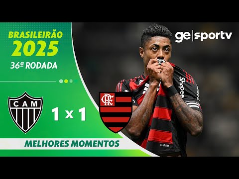 Gols e lances de Atlético Mineiro x Flamengo