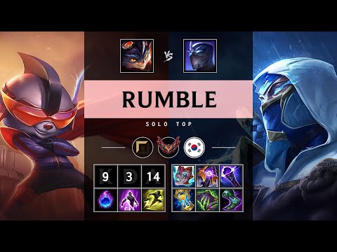 Rumble Top vs Shen - KR Grandmaster Patch 25.12