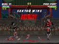 Mortal Kombat Trilogy PS Sektor All Finishers