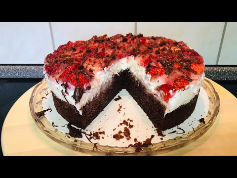 Çilekli pasta tarifi/çilekli pasta nasıl yapılır