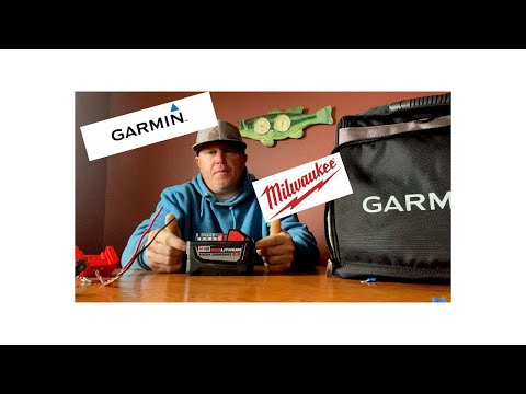 How to power Garmin Echomap 93sv and Livescope with Milwaukee M18 batteries