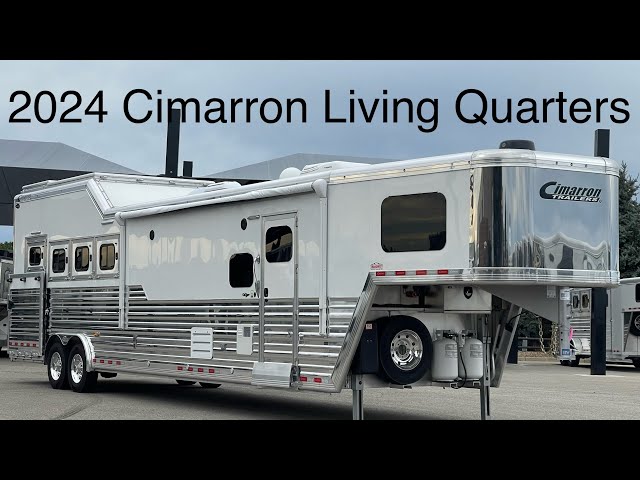 Preview image of 2024 Cimarron Norstar 4 Horse Living Quarters By Outlaw Conversions With Air Ride youtube video