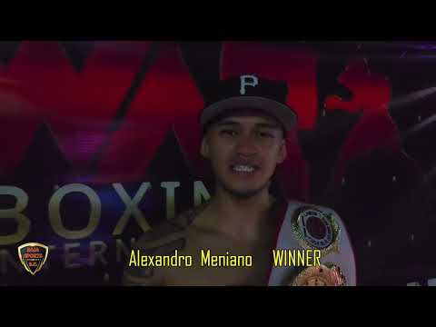 Alexandro  Meniano WINNER  Boxing On the Beach
