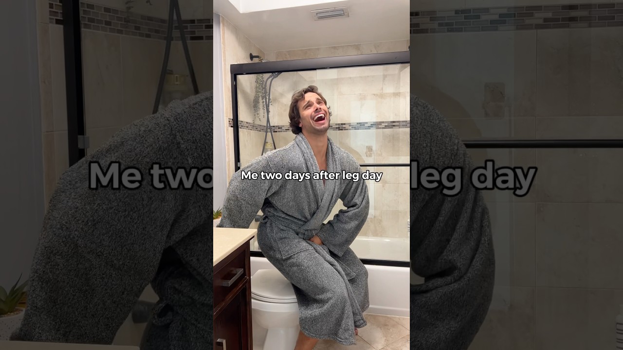 During and after leg day… 😮‍💨