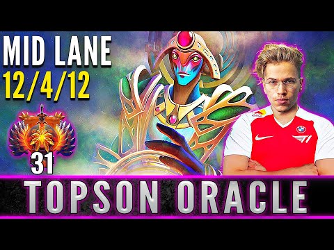 T1.Topson  [ Oracle ]  Mid Lane Pro Gameplay  [ Patch 7.32b ]  Dota 2 Full Game