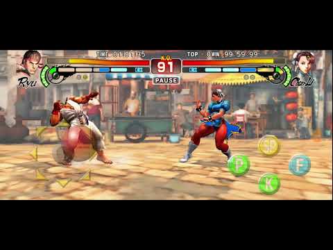 Streetfighter 4 Champion Edition Ryu Strong Punch on Chun Li Ryona