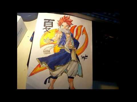 Natsu drawing | Fairy tail | Random Anime Drawing #1