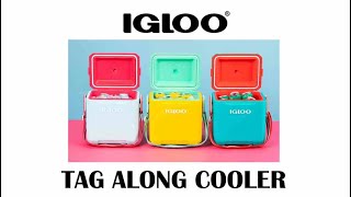 Igloo Tag Along Cooler, Camping Picnic and Beach Cool Box