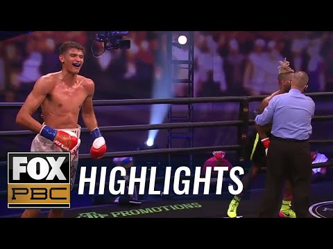 Sebastian Fundora hands Nathaniel Gallimore first career KO in sixth round | HIGHLIGHTS | PBC ON FOX