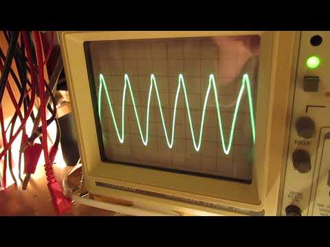 Poor men's function generator HF probe & high impedant FET unit driving a LED pt 4
