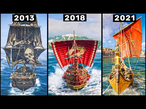 Evolution of SHIP in Assassin's Creed Games (2007-2021)