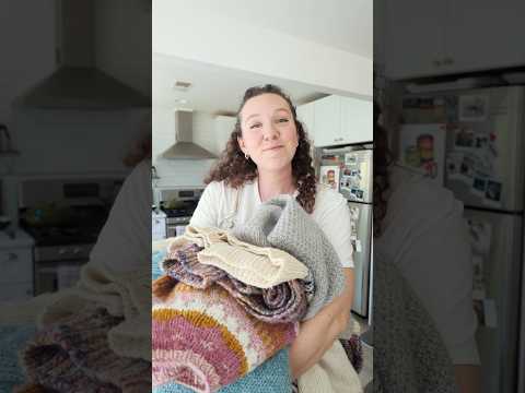 I honestly can’t believe I made all of these #knitting #slowliving #knitwithme