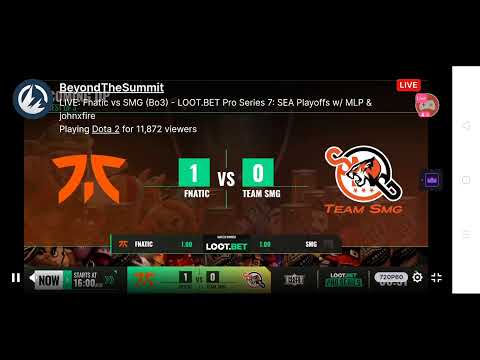 Team Smg vs Fnatic Dota 2 | Subscribe and Click bellbutton guys 😊❤️