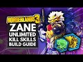 Borderlands 3 Best Builds | INZANE New Zane Build Guide - Unlimited Kill Skills & Double Damage