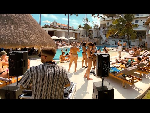 Afro House, Groovy House Pool Party Mix Bali (Crazy Slide!)