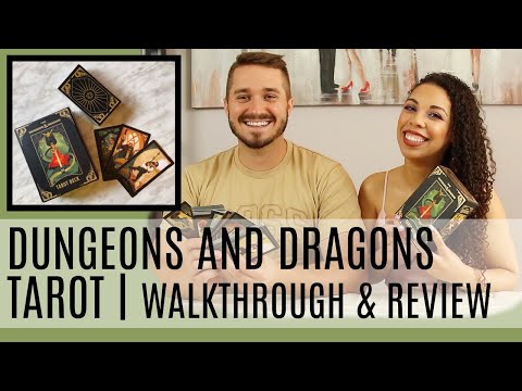 Reviewing The Dungeons and Dragons Tarot Deck with my Boyfriend!