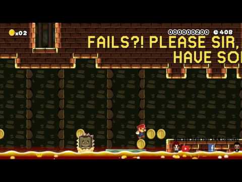 Lava Bubble Prison (Super Mario Maker)