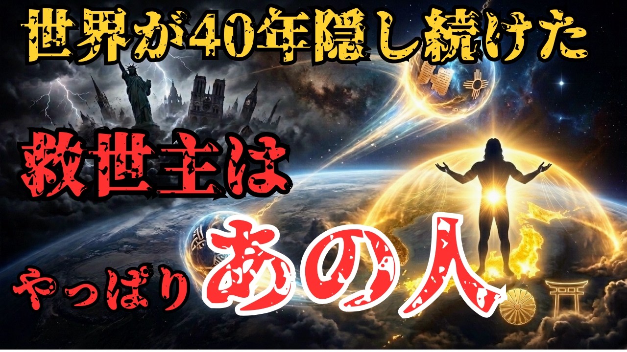 【削除覚悟】世界が40年隠し続けた、2026年に現れる「日本人救世主説」の恐るべき真実
