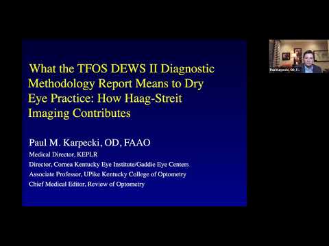 How to Implement the TFOS DEWS II Diagnostic Methodology Report & Imaging For Your Dry Eye Practice