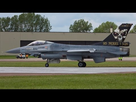 Arrivals For The Royal International Air Tattoo 2012 Part3 With Air Traffic Control Radio Coms