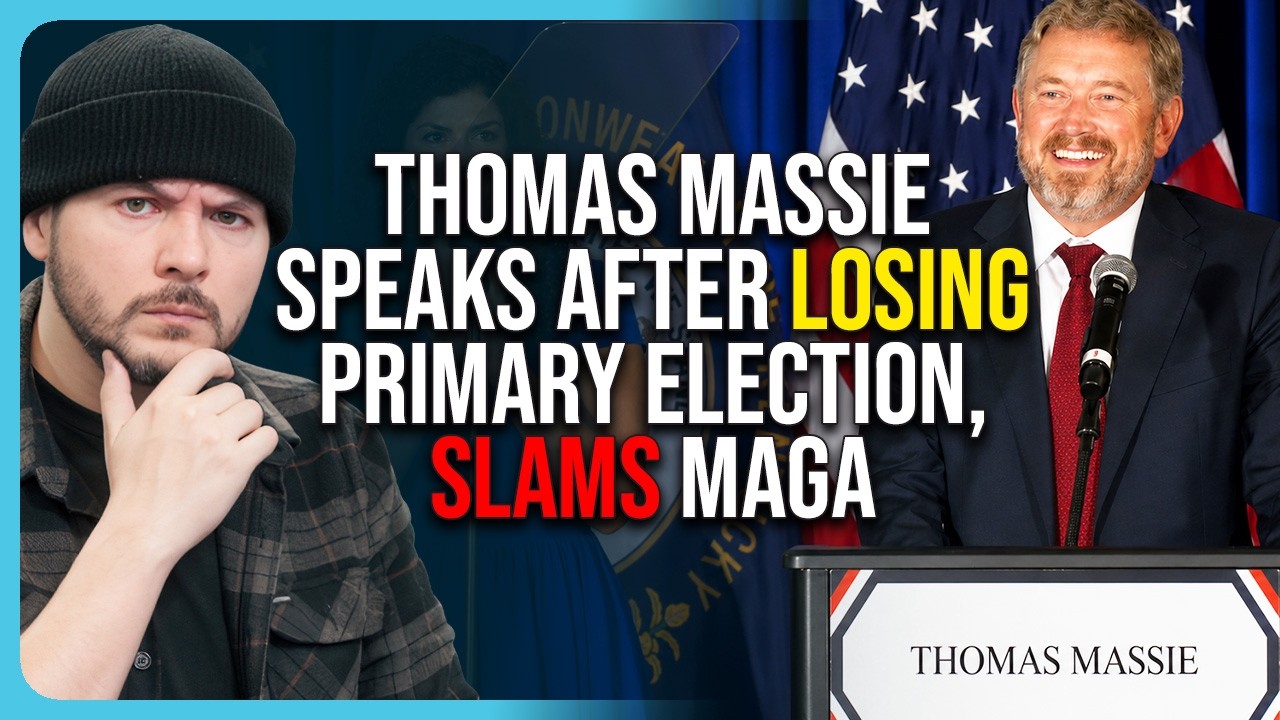 Thomas Massie SPEAKS After LOSING Primary Election, SLAMS MAGA