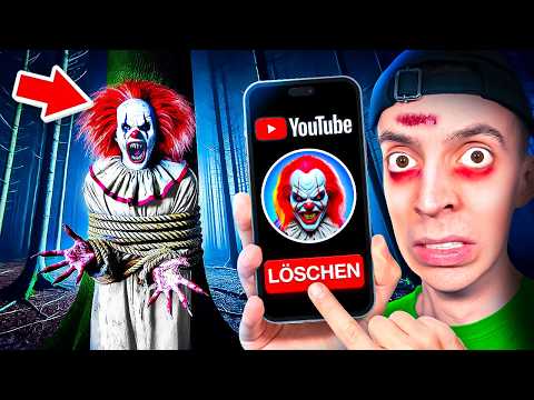 YOUTUBE KANAL von HORROR CLOWN LÖSCHEN! 😳🤡 (er rastet aus)