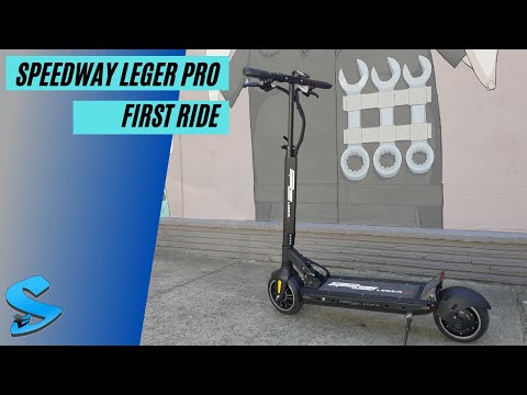 Speedway Leger Pro ELECTRIC SCOOTER First Ride!