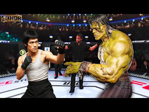 TRUE Bruce Lee vs. Frankenstein | EA Sports UFC 5