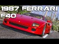 1987 Ferrari F40 for GTA 5 video 5
