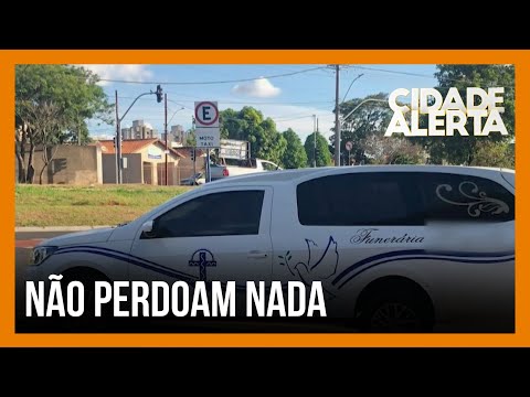 A LIMPA NA FUNERÁRIA: bandidos levaram carro e até brindes da empresa | Cidade Alerta Minas