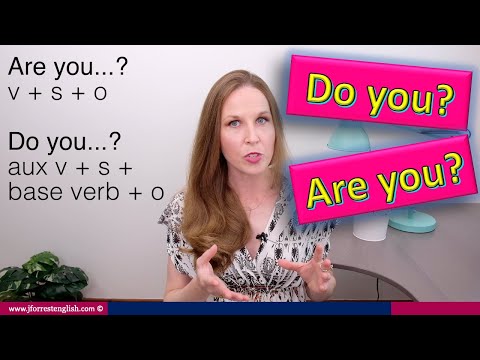 Do You or Are You - English Grammar Lesson
