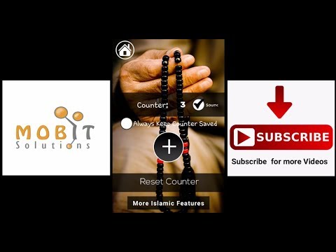 Digital Tasbee Counter Video