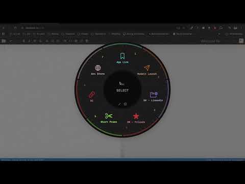This Radial Menu app turns everyday tasks into a game thumbnail