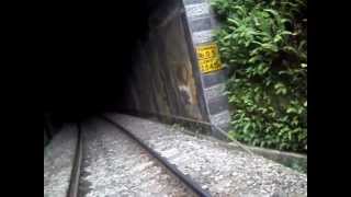 preview picture of video 'yedakumeri, rail road trek through tunnels'