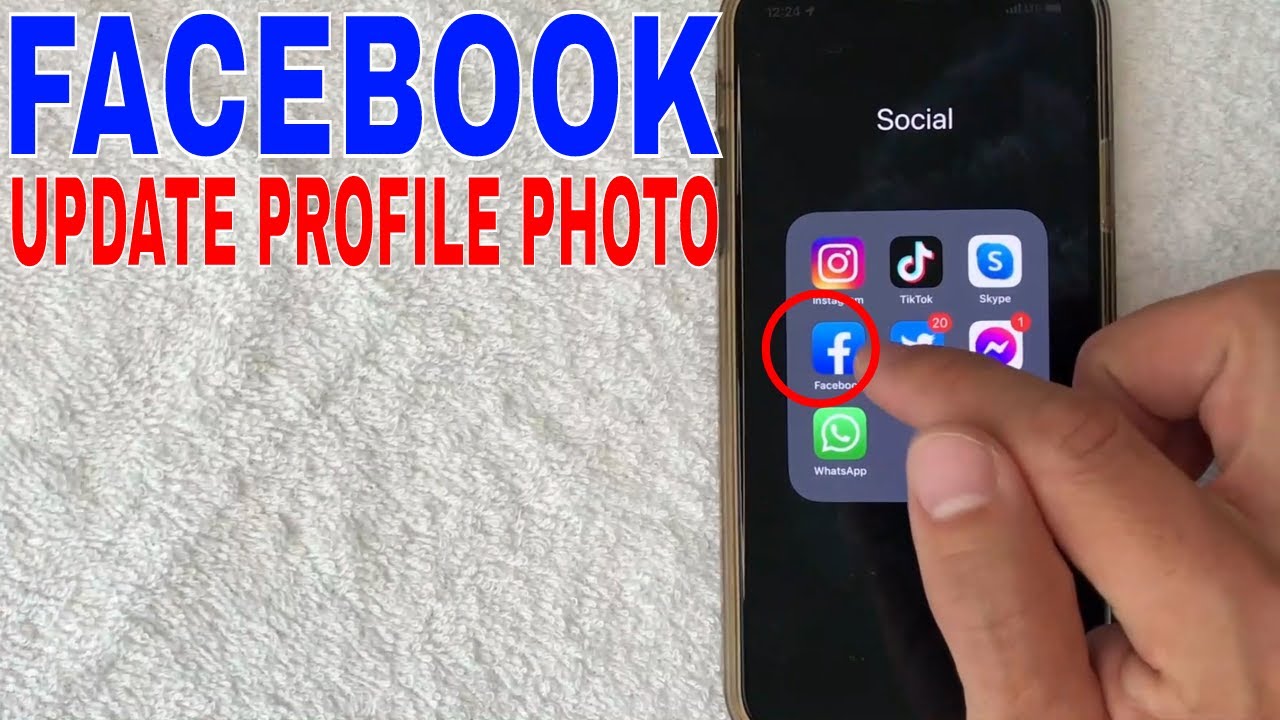 ✅  How To Change and Update Facebook Profile Photo 🔴