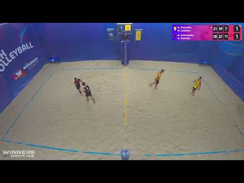 11:40 A. Pasazhin / M. Anhelov - A. Antonenko / A. Zabuha 14.08.2022 | Winners Beach Volleyball