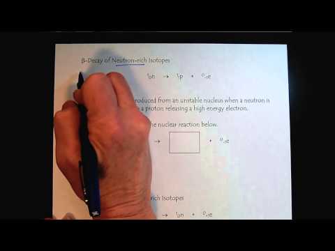 Chem 309 Nuclear Chemistry Part 2 Nuclear Reactions