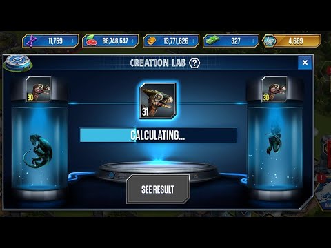 VELOCIRAPTOR GEN 2 UPDATE MAX LEVEL 40 BATTLE / Jurassic world the game #743