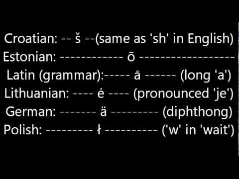 CROATIAN ALPHABET - LEARN CROATIAN - 2 B - Hrvatska Abeceda