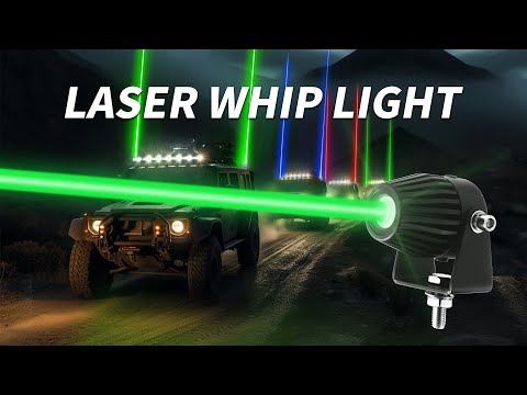 Laser whip light is an upgraded version of traditional whip light