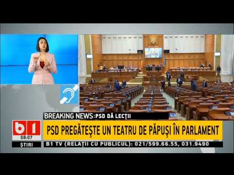PSD PREGATESTE UN TEATRU DE PAPUSI IN PARLAMENT_Stiri b1_18 decembrie 2020